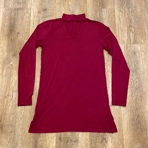 The Limited Chocker-Neck Tunic Top